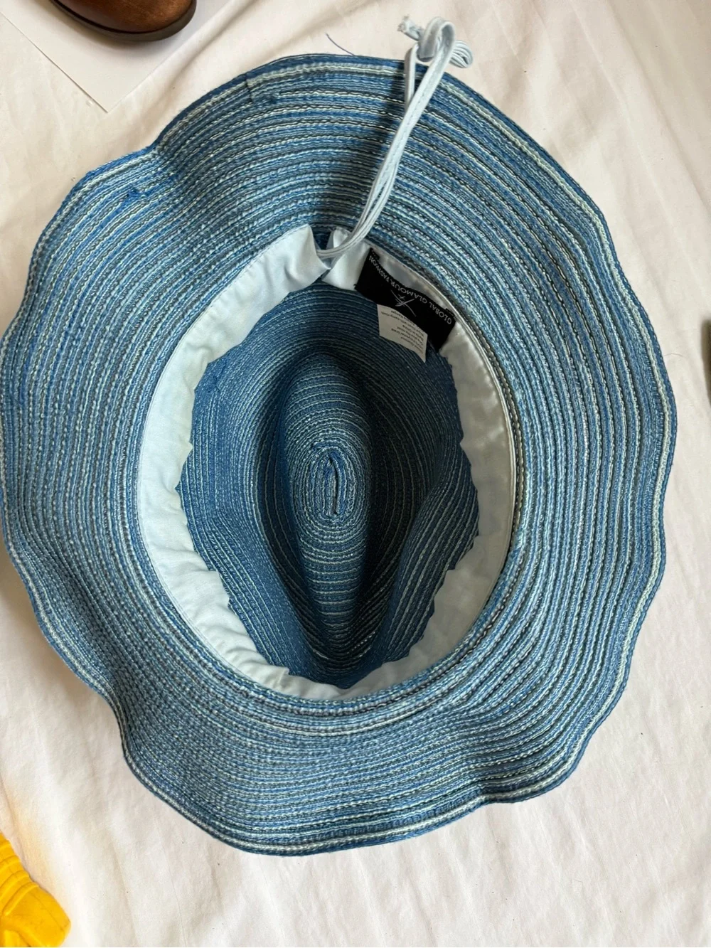 Stylish Women's Teal Braided-Band Sun Hat